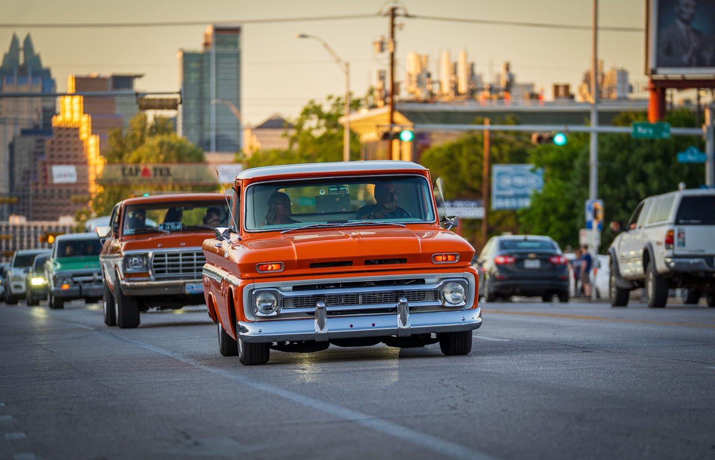 Skyline & trucks — photo by 512 Capitol Media