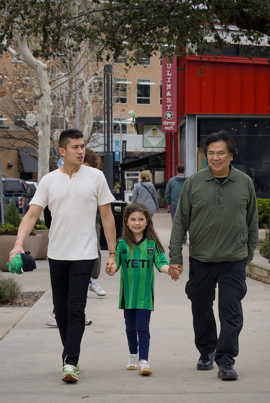 Family walk — photo by 512 Capitol Media