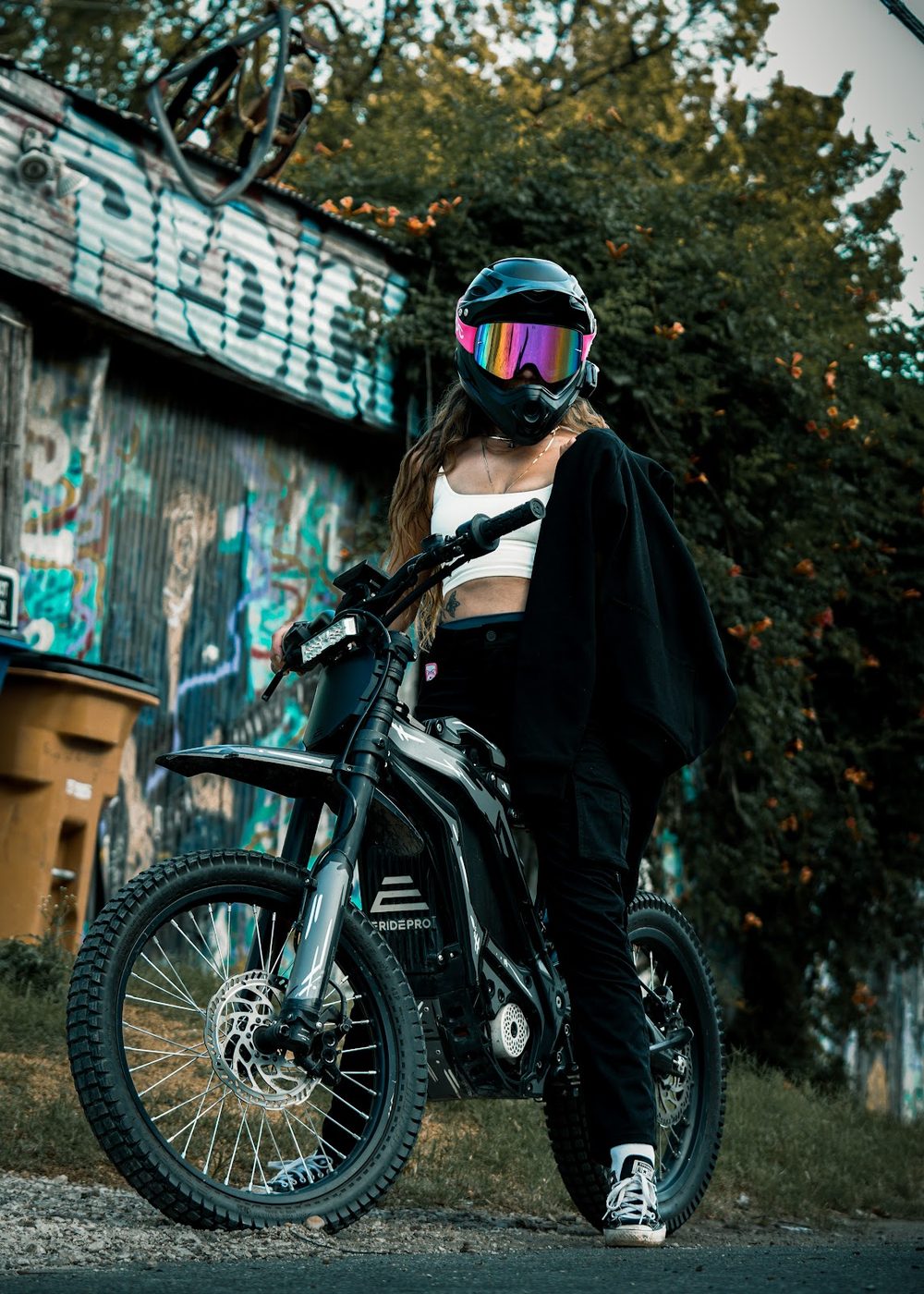 Bike & graffiti — photo by 512 Capitol Media